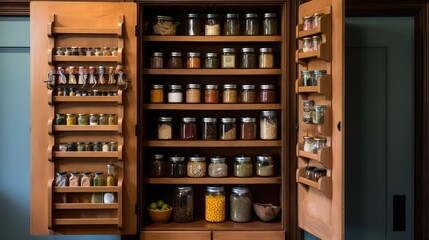 herbs kitchen pantry door