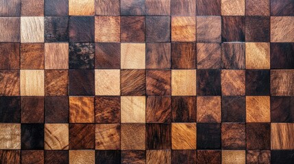 Fototapeta premium Detailed image of a cutting board with visible grain, perfect for culinary branding.