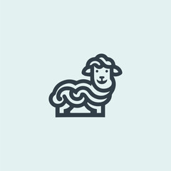 Lamb Symbol Logo