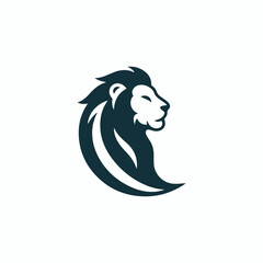 Lion nature logo