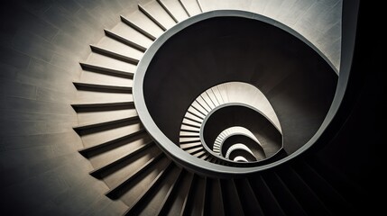 geometric spiral texture