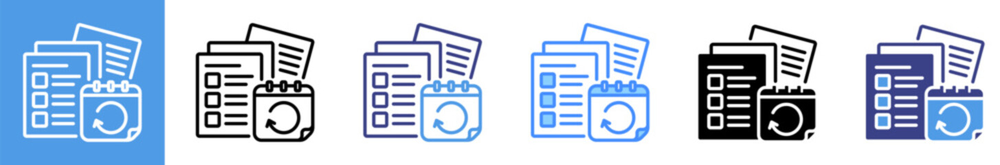 Fototapeta premium History Multistyle Icon Set