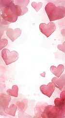 heart shape frame background with copy space for card post message wallpaper