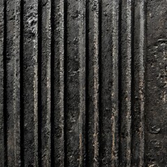 Fototapeta premium Dark, textured metal surface, industrial background, abstract design, ideal for texture overlay