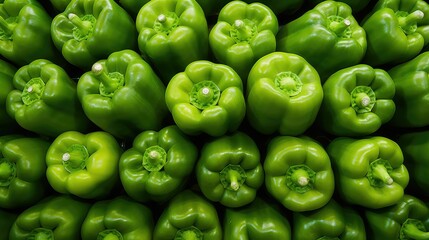fresh green bell pepper
