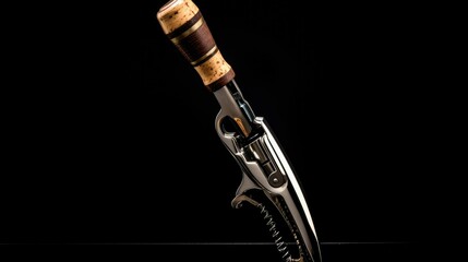 Naklejka premium er open wine bottle isolated