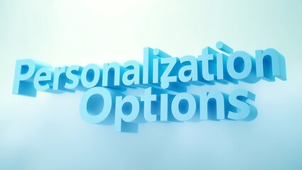 Colorful lettering showcasing personalization options for design projects