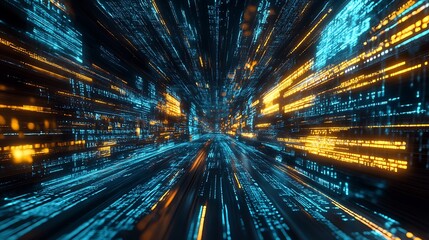 Digital Data Stream: A Journey Through Cyberspace