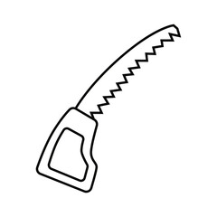 Saw icon vector. Sawmill illustration sign. Wood processing symbol or logo.