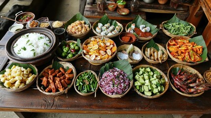 Fototapeta premium Food Culture Around the World