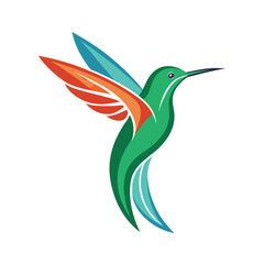 Obraz premium hummingbird vector design 
