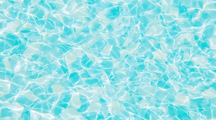 Obraz premium Sparkling Azure Water Surface Texture with Sun Reflections for Summer Aesthetic Backdrop Image 80char