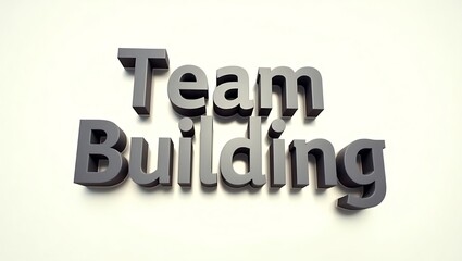 Team building concept in creative and engaging formats for groups and organizations