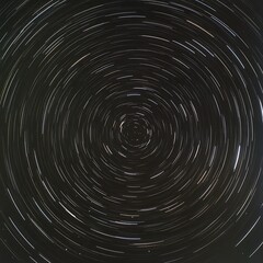 Obraz premium Star Trails Circular Motion Astronomy Celestial Spheres Time Exposure Night Sky Long Duration Photo