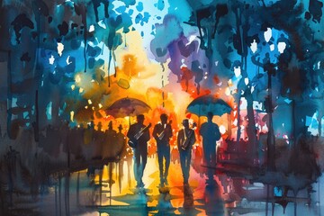 Carnival party poster featuring a collage of vibrant costumes masks musical