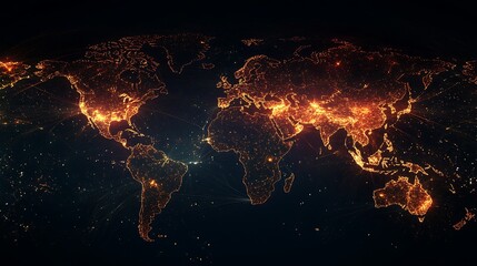Global Network: A Visual Representation of Worldwide Connectivity