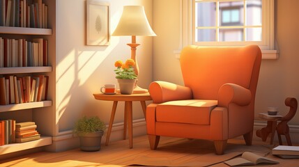 plush orange book