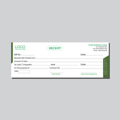 Money Receipt design Template.