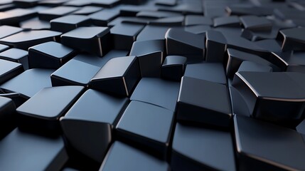 Fototapeta premium Abstract dark squares. Background of geometric shapes. Possible use Design inspiration