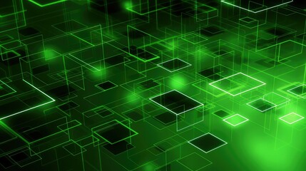 geometric green digital background