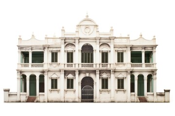 Obraz premium Colonial architecture building house.