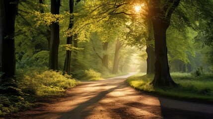 Obraz premium nature trees sunshine