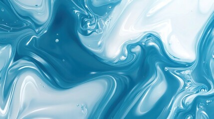 Abstract liquid paint swirl with mesmerizing marble effect, bold color splashes, seamless and smooth gradients, ultra HD