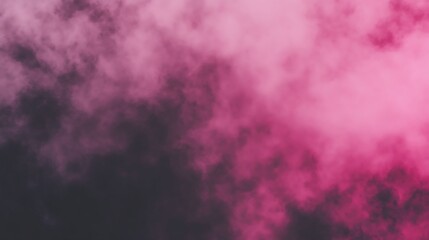 Fototapeta premium Whimsical Atmospheric Pink Cloudscape Evokes Calm and Wonder Through Dreamlike Color Gradients