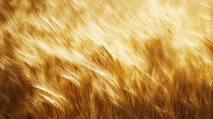 Golden Wheat Field Under the Summer Sun: A Breathtaking Panorama