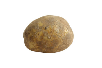 Obraz premium Single potato isolated on transparent background