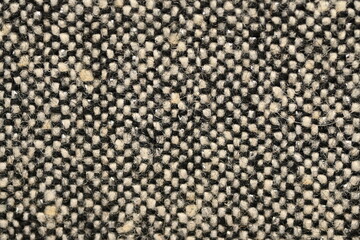grey Wool coat fabric closeup Brown herringbone coat textile Macro woolen coat texture Warm winter...