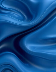 Obraz premium blue silk abstract background