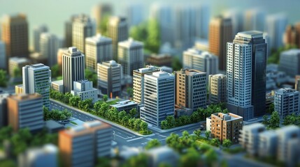 Naklejka premium Smart Cities & Economy