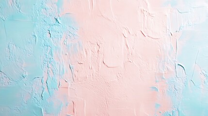 Fototapeta premium Abstract Pastel Pink And Blue Paint Texture
