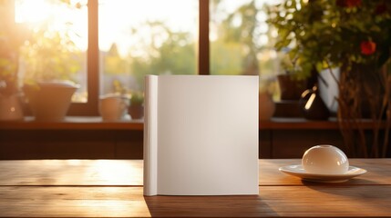 Fototapeta premium plain hardcover book mock up