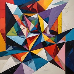 abstract background with triangles