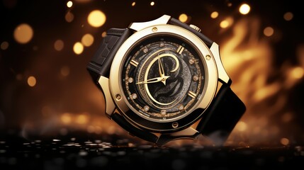 gold lights background