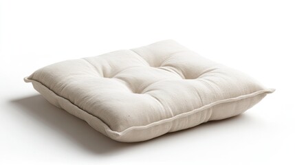 Comfortable and Stylish Square Floor Cushion on a Clean White Surface