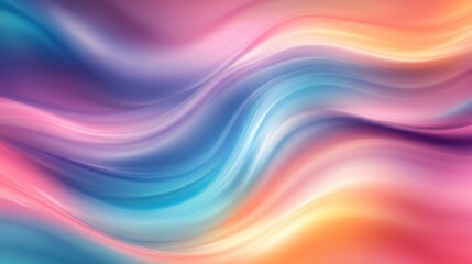 Obraz premium Breathtaking aurora borealis abstract background with smooth colorful gradients, dreamy northern lights effect, high resolution