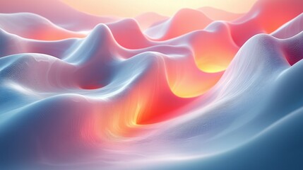 Obraz premium Abstract Colorful Wave Design