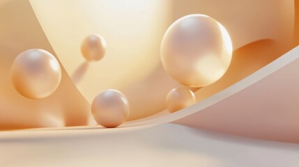 "Pastel Gold Abstract Background