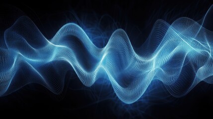 A blue light background creating a sense of movement and energy. Blue energy orderly technological straight lines forming a high-speed dynamic visual effect in a futuristic wallpaper design.