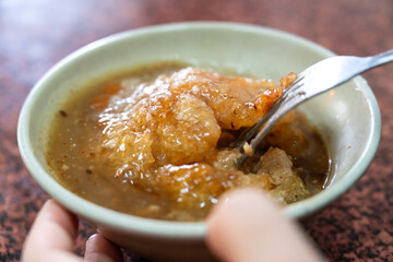 Taiwanese meatball - Delicious street food Bawan.