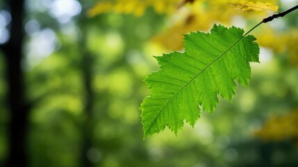 Obraz premium vibrant leaf overlay