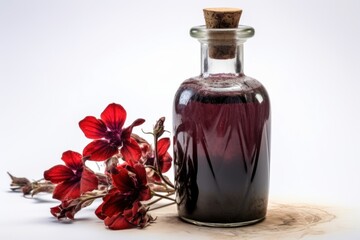 Potion flower perfume bottle.