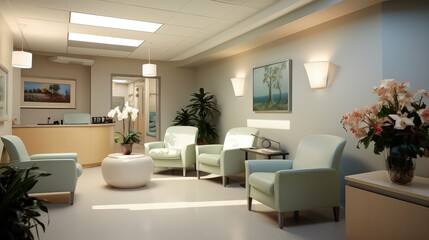 Fototapeta premium relaxation doctor office lobby