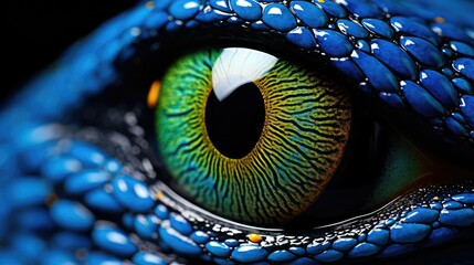 iris blue frog