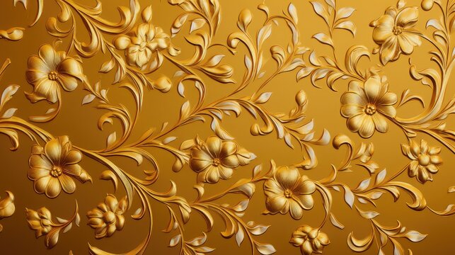 elegant black gold pattern