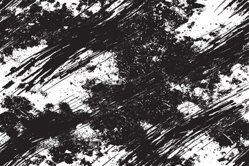 High-quality black and white grunge texture with abstract brush strokes. Perfect for backgrounds, overlays, posters, and digital designs. Enhance your artwork with this unique distressed pattern.