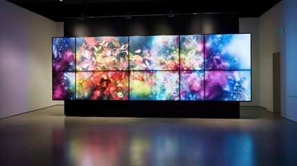 installation wall screen